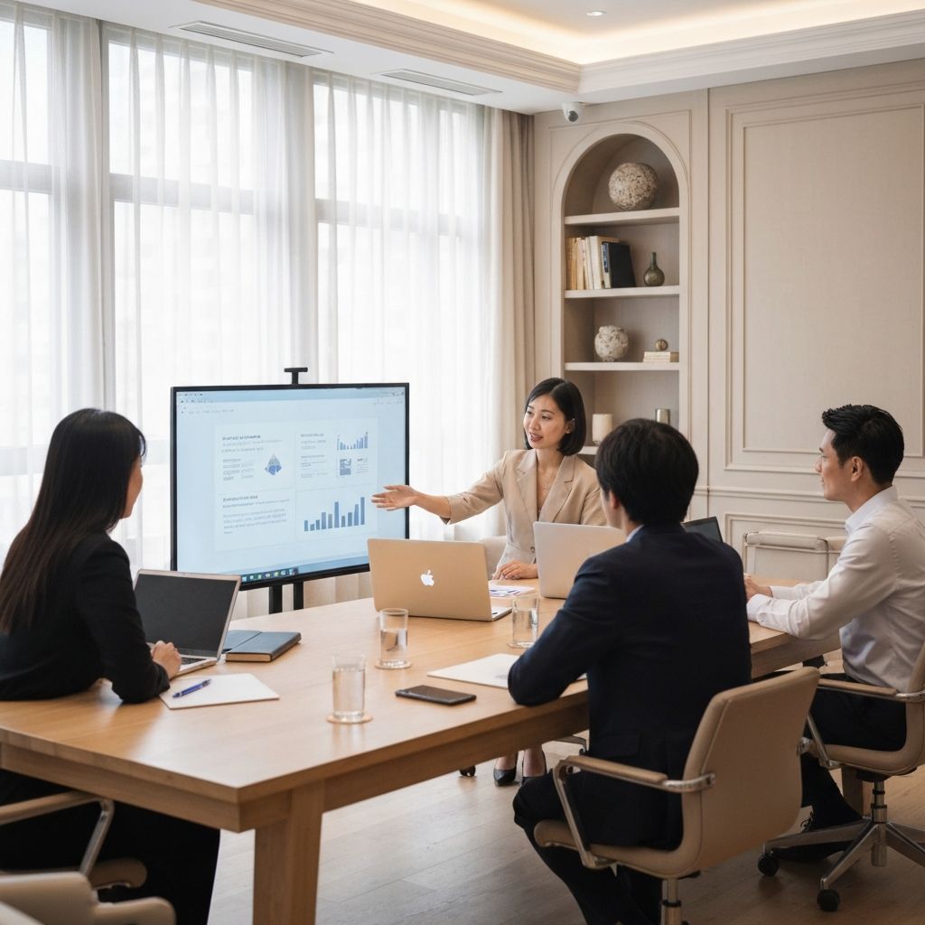 Business consulting meeting